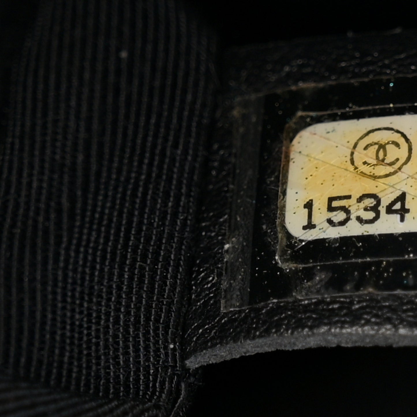 Glazed Calfskin Large Boy Flap Black