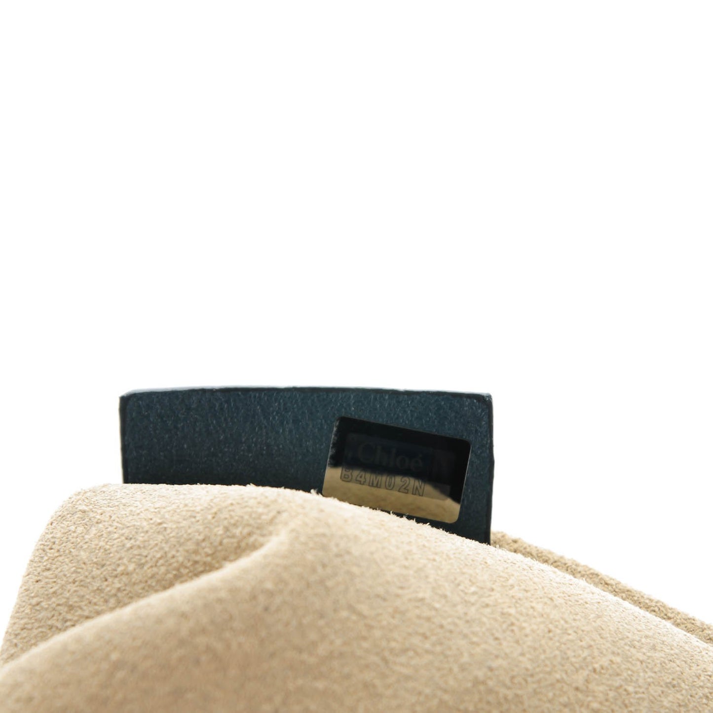 Suede Calfskin Medium Faye Shoulder Bag Silver Blue