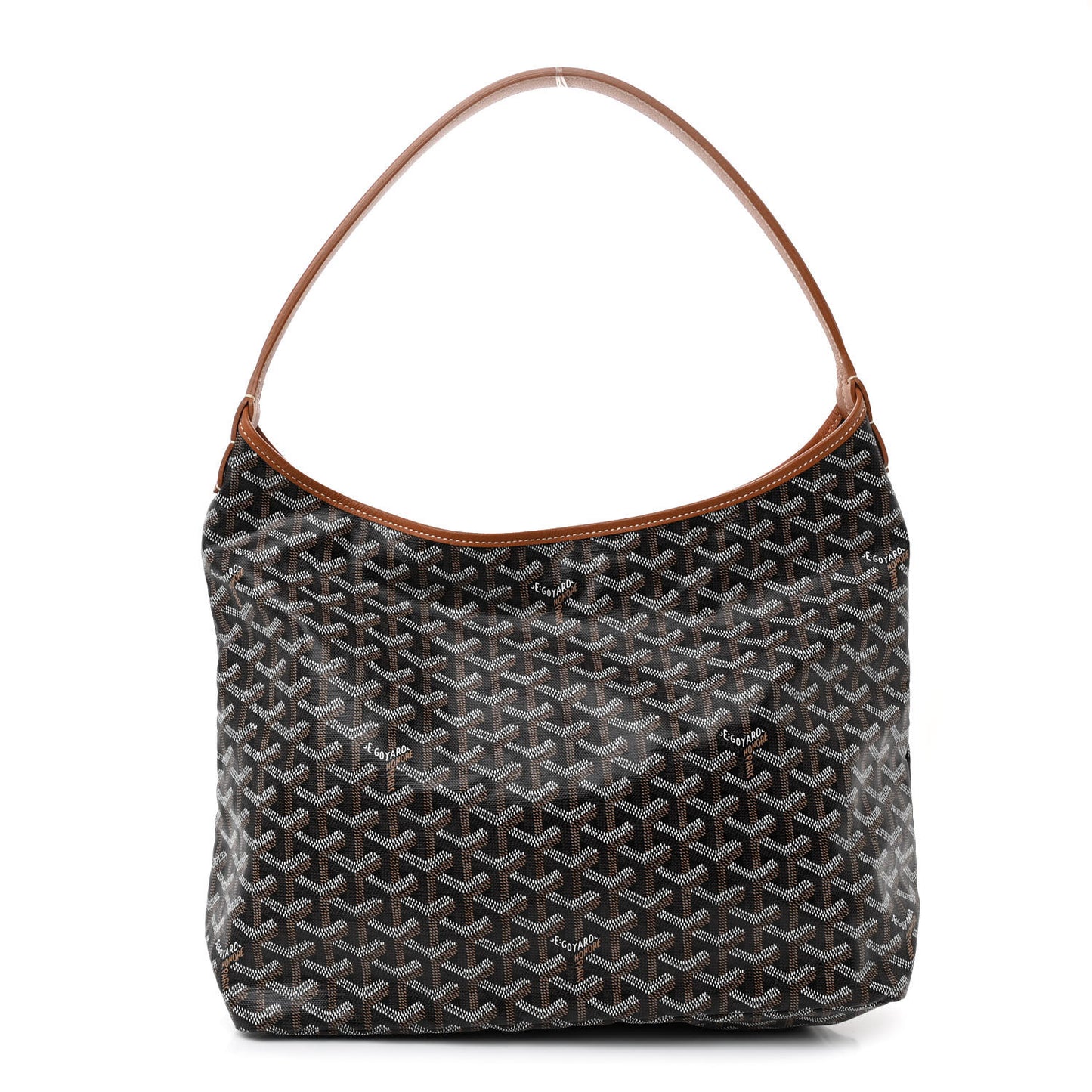 Goyardine Boheme Hobo Black Gold
