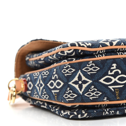 Louis Vuitton Jacquard Since 1854 Pochette Metis Blue 7 of 8