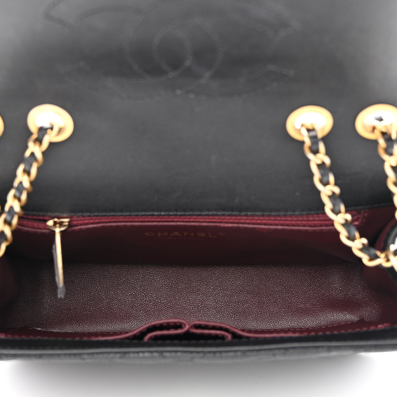 Chanel Caviar Quilted Small CC Filigree Flap Black 5 of 13