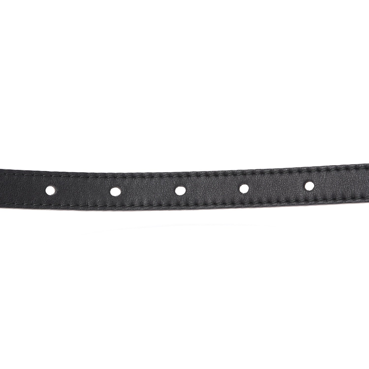 Gucci Calfskin Skinny Studded Feline Belt 90 36 Black 4 of 5