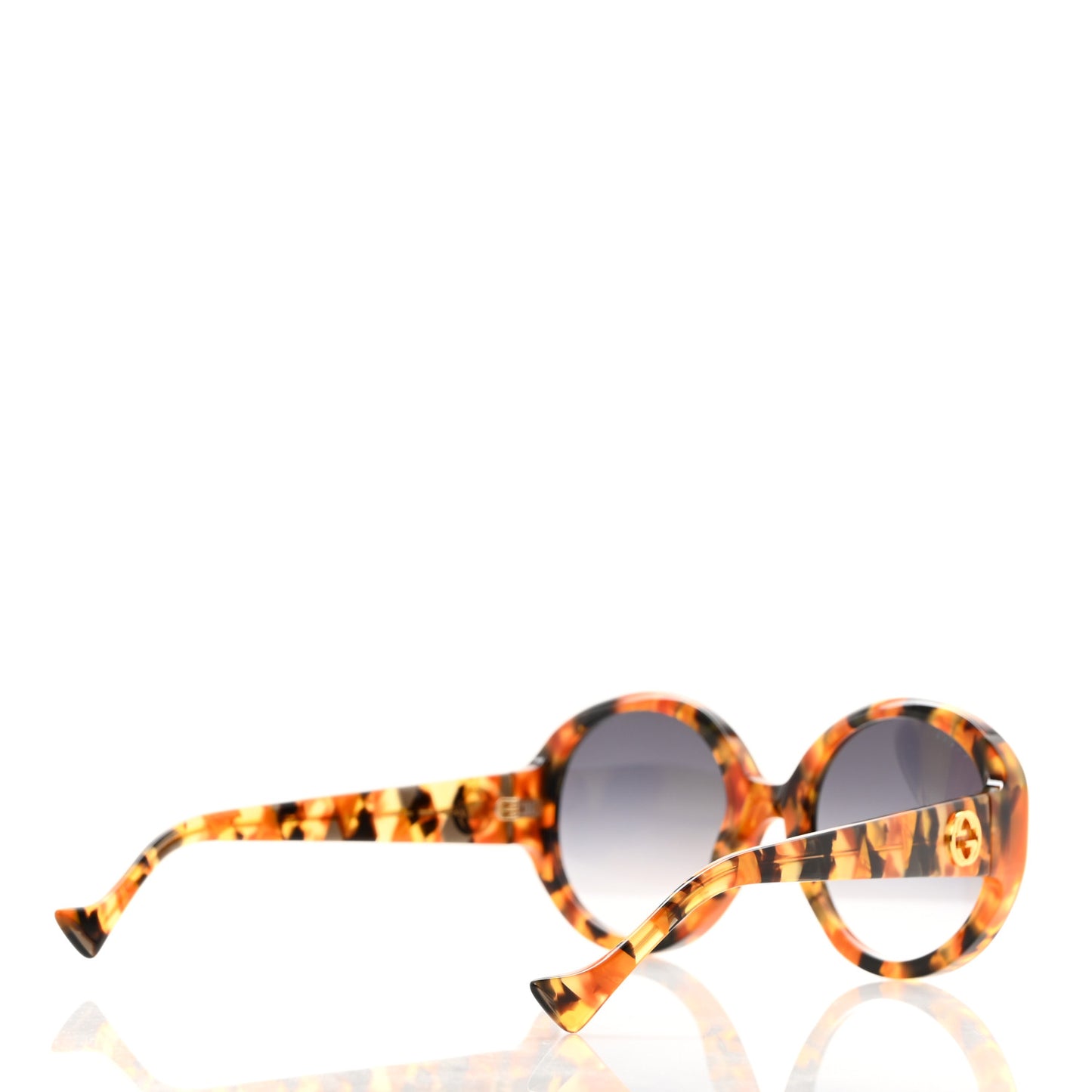 Round 56mm Sunglasses GG1256S Havana