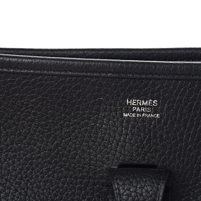 Hermes Taurillon Clemence Evelyne III PM Black 8 of 14