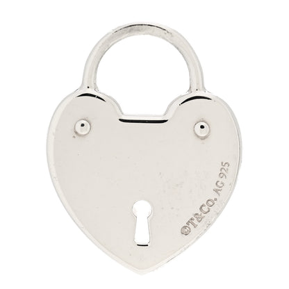 Tiffany Sterling Silver Heart Lock Pendant 3 of 5