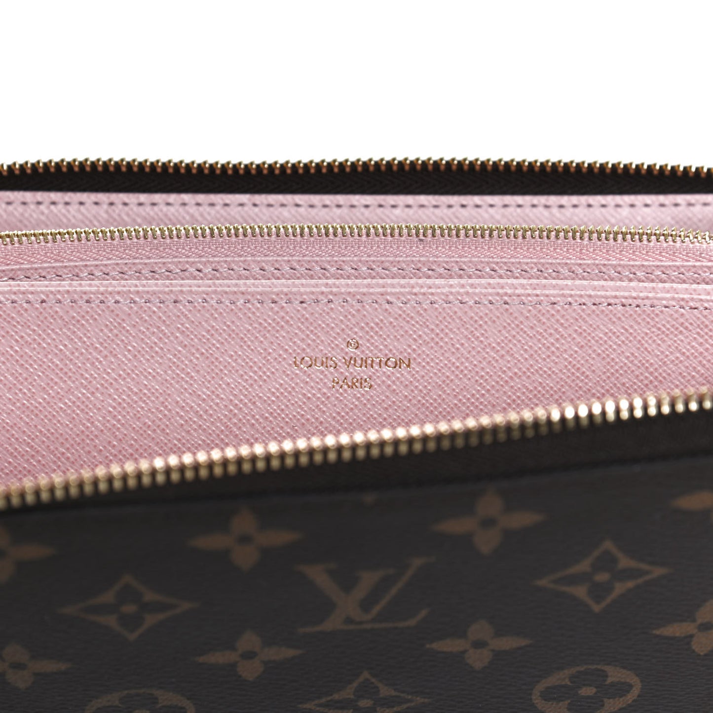 Monogram Zippy Wallet Rose Ballerine