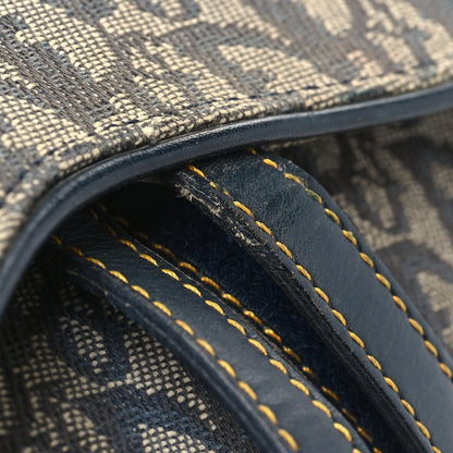 Christian Dior Monogram Saddle Bag Blue 10 of 11