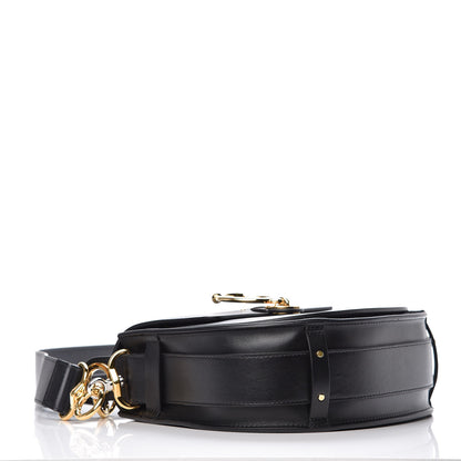 Chloe Calfskin Suede Large Tess Bag Black 4 of 8