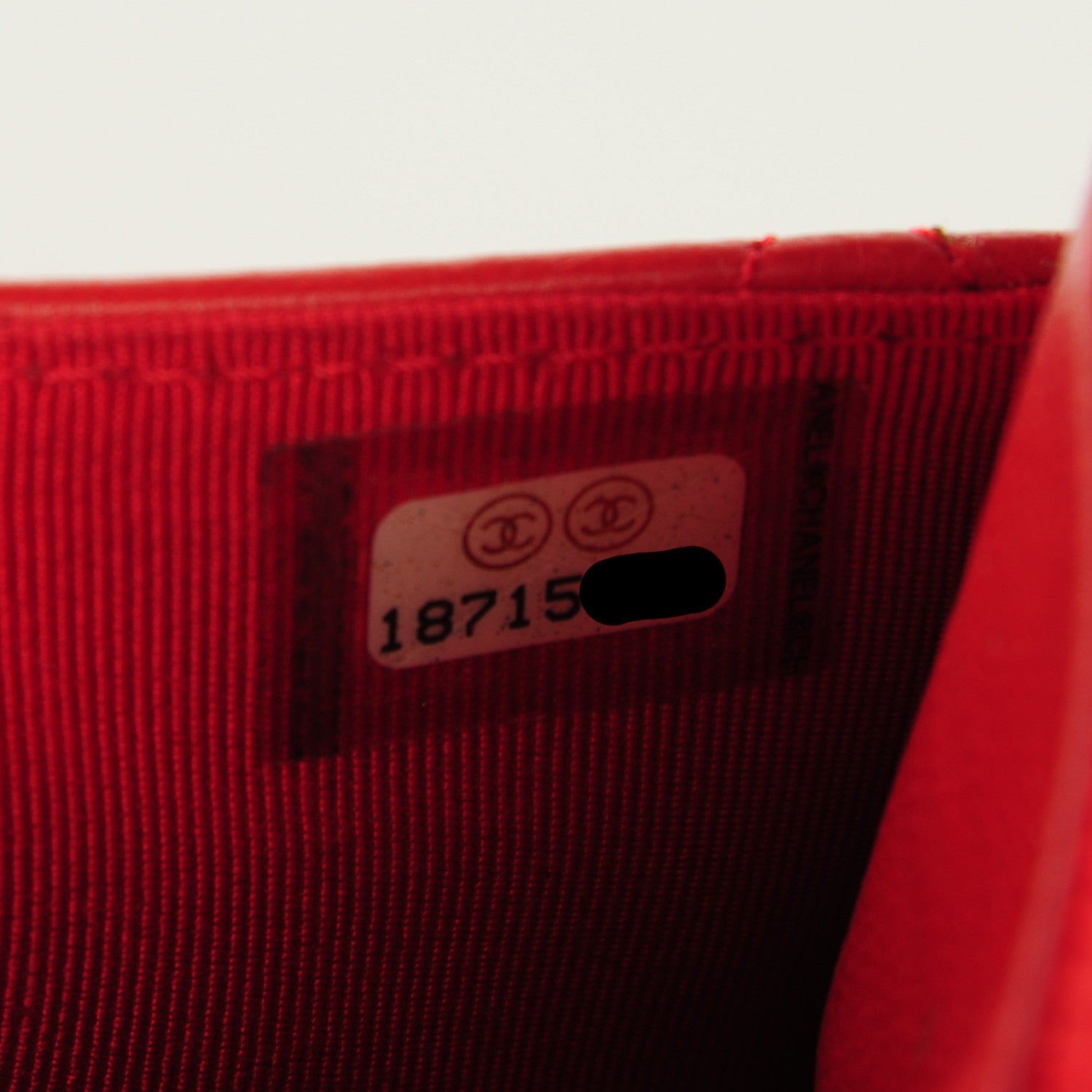 Chanel Lambskin Quilted Wallet On Chain WOC Red 4 of 12