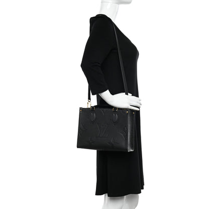 Louis Vuitton Empreinte Monogram Giant Onthego PM Black 2 of 9