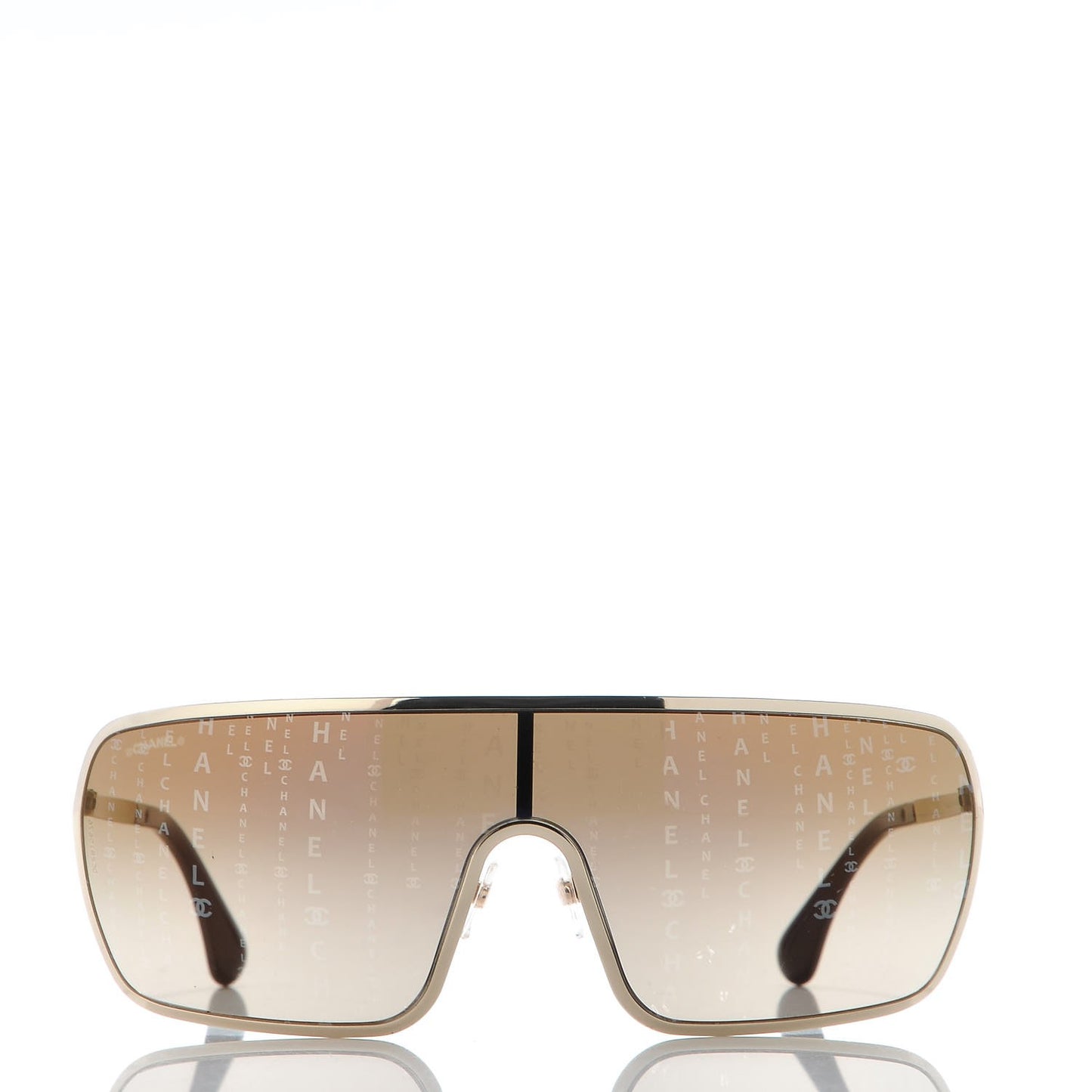 Shield Runway Sunglasses 71213 Gold