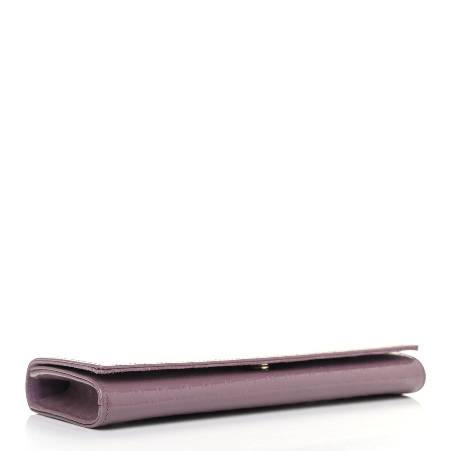 Patent Microguccissima Small Broadway Clutch Argyle Lavender