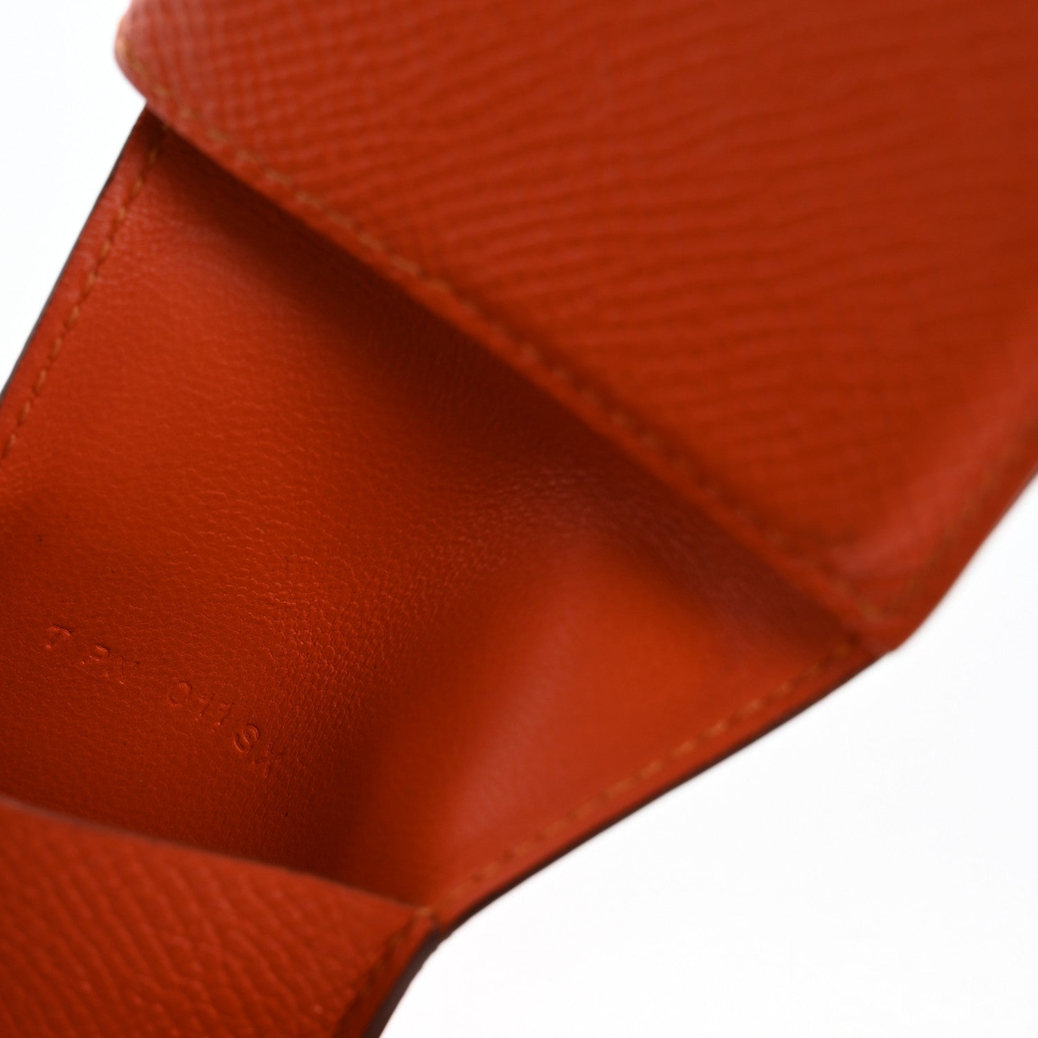 Hermes Epsom Guernesey Card Case Orange 7 of 17