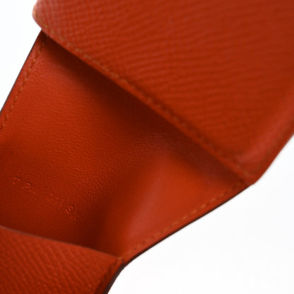 Hermes Epsom Guernesey Card Case Orange 7 of 17