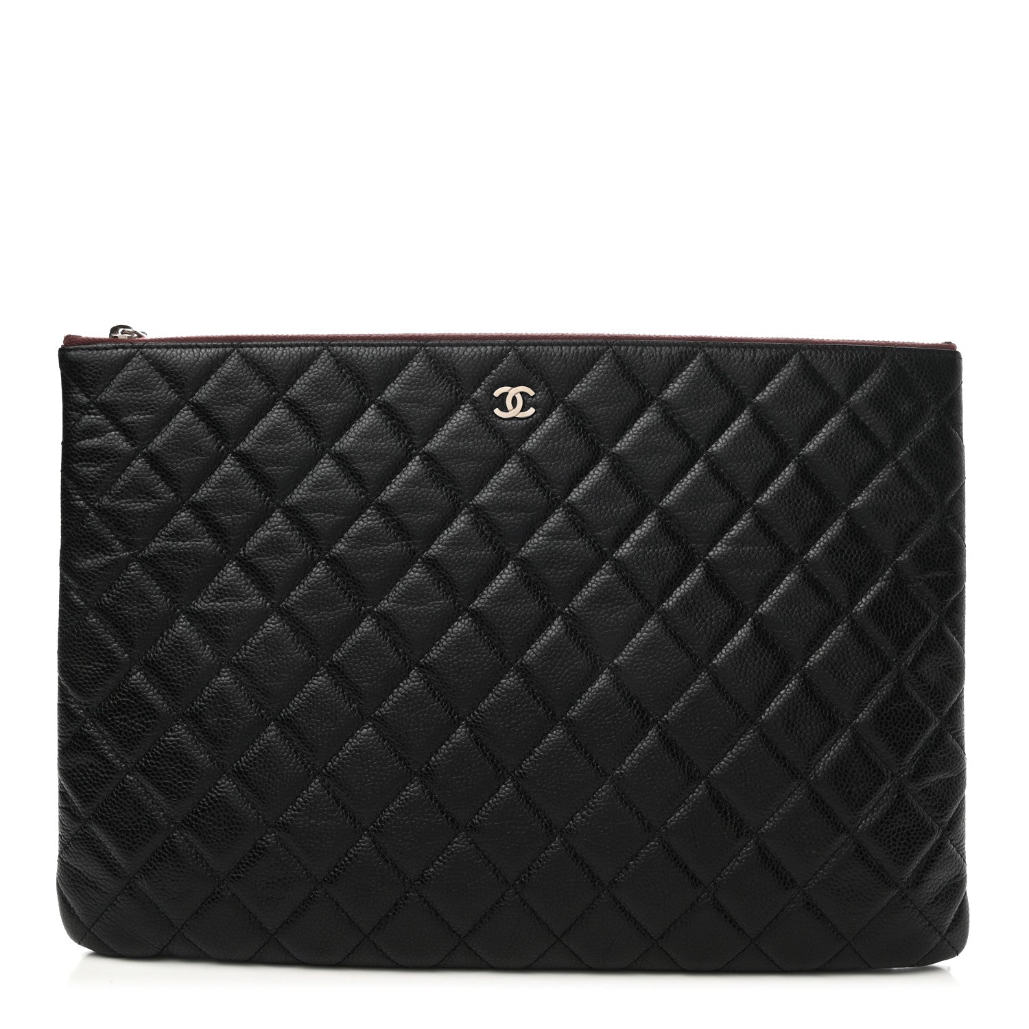 Chanel Caviar Quilted Large Cosmetic Case Black 1 of 7
