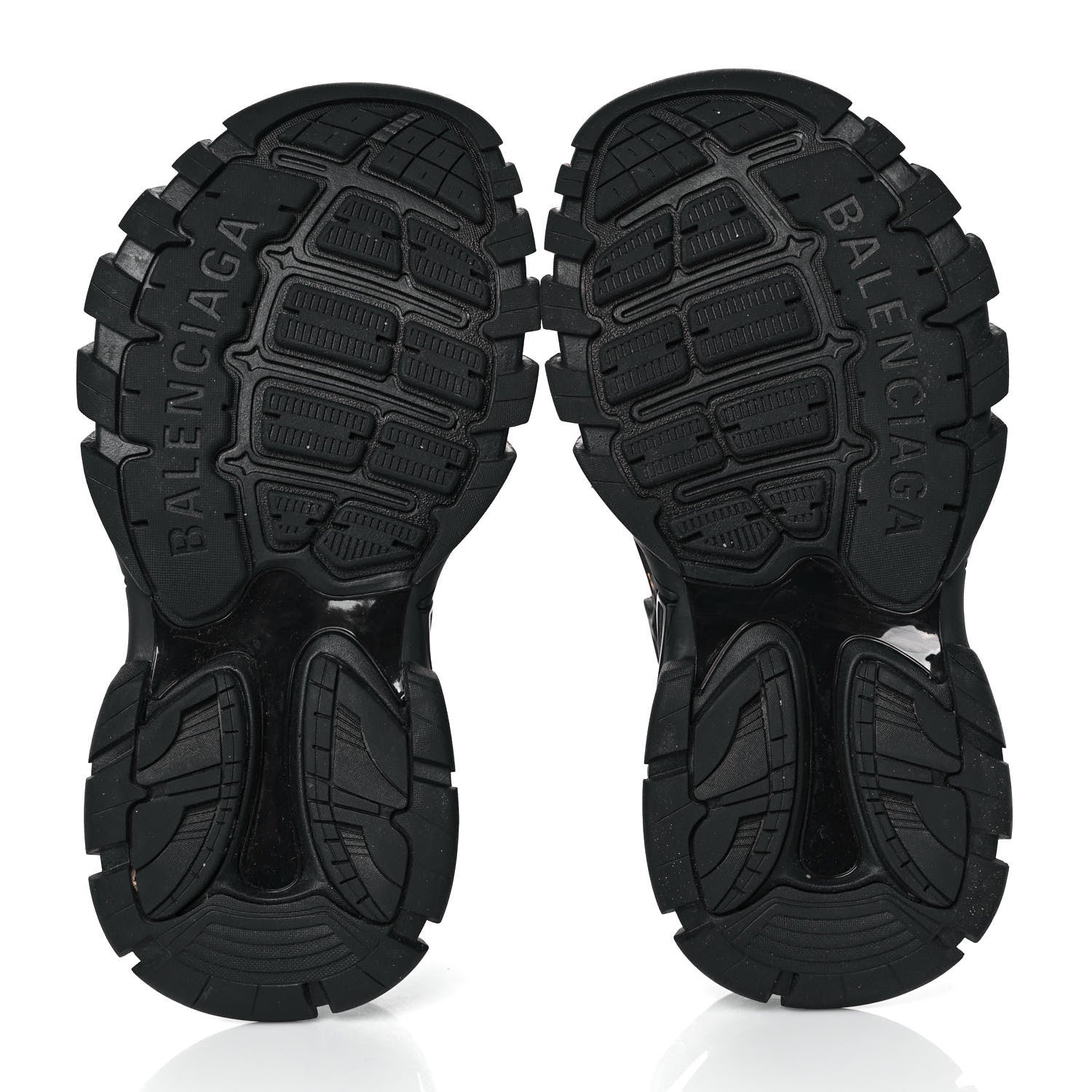 Balenciaga Neoprene Rubber Womens Track Sandals 37 Black 6 of 8