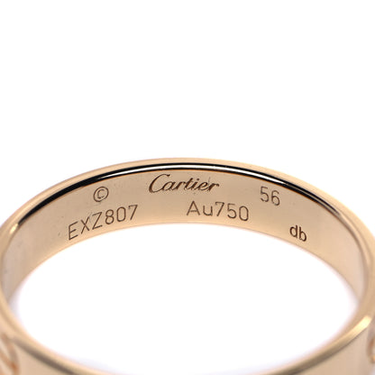 Cartier 18K Yellow Gold 3.5mm LOVE Wedding Band Ring 56 7.5 4 of 4