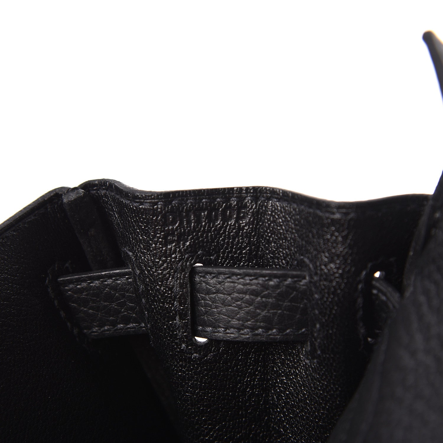 Hermes Taurillon Clemence Kelly Ado Backpack Black 11 of 13