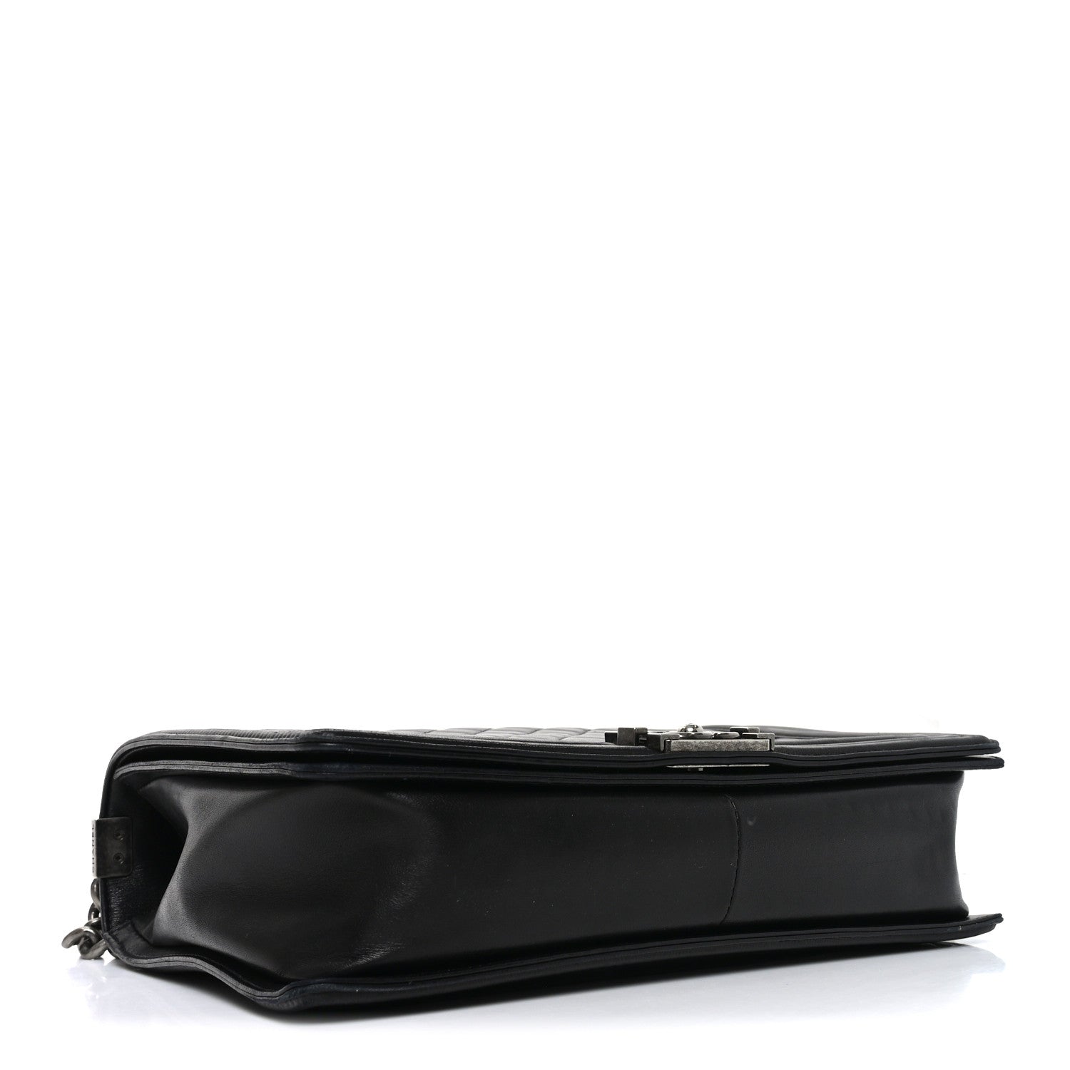 Chanel Lambskin Quilted Large Boy Flap Black 4 of 10