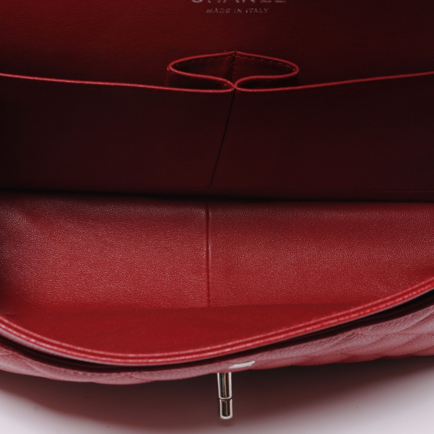 Chanel Caviar Jumbo Double Flap Red 4 of 6