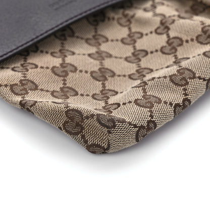 Gucci GG Monogram Double Pocket Belt Bag Dark Brown 9 of 11
