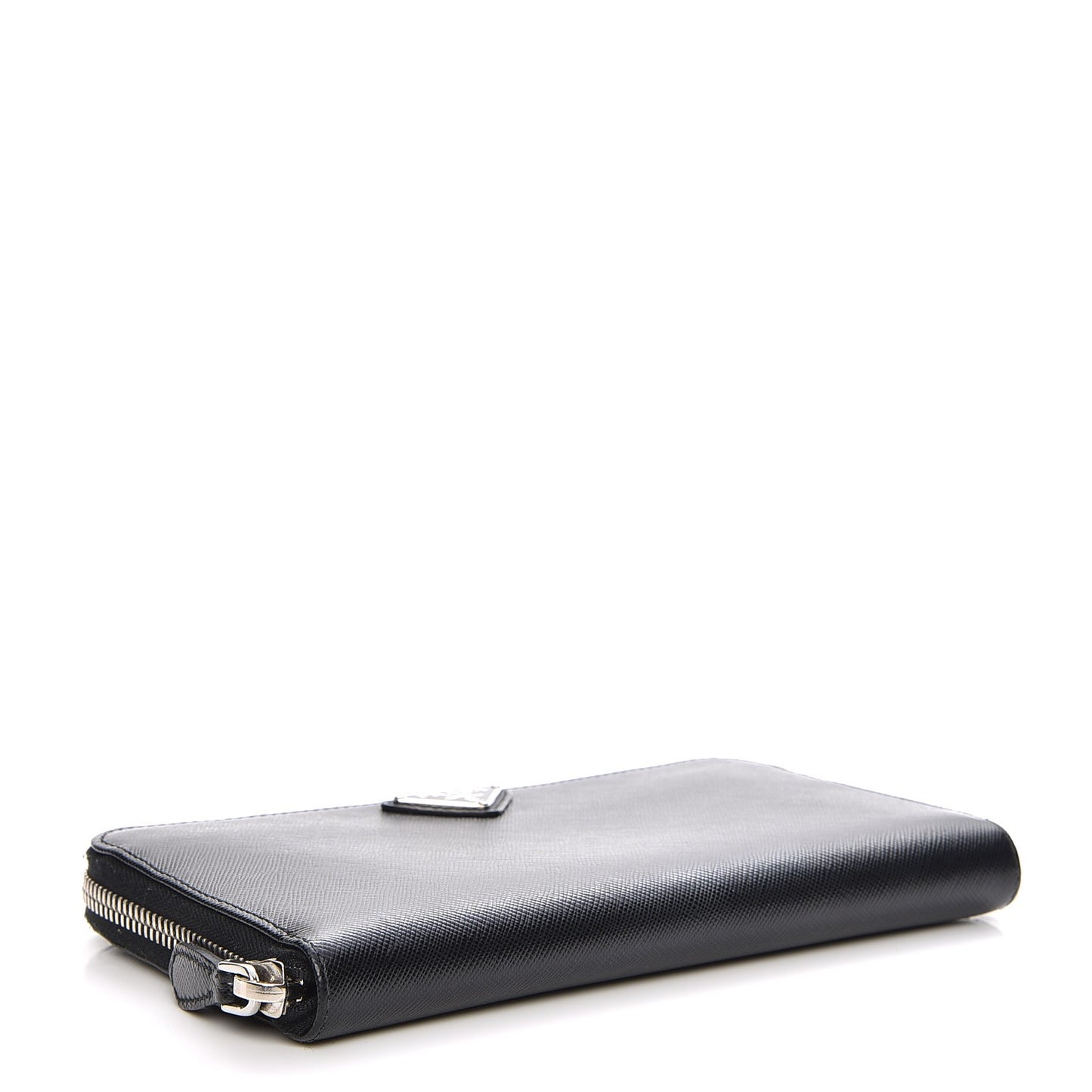 Saffiano Zip Around Wallet Nero Black