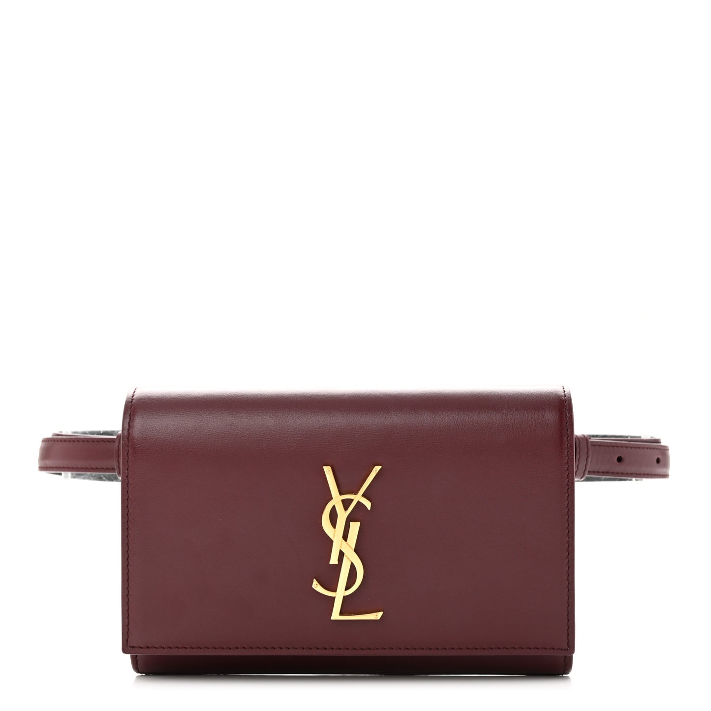 Smooth Calfskin Monogram Kate Belt Bag Rouge Legion