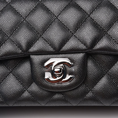Chanel Iridescent Caviar Quilted Mini Rectangular Flap Black 9 of 10