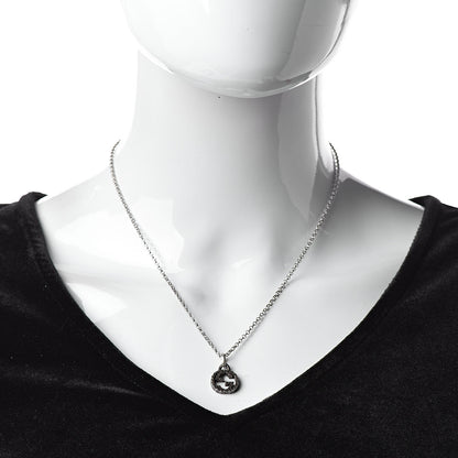 Gucci Sterling Silver Interlocking G Pendant Necklace 2 of 5