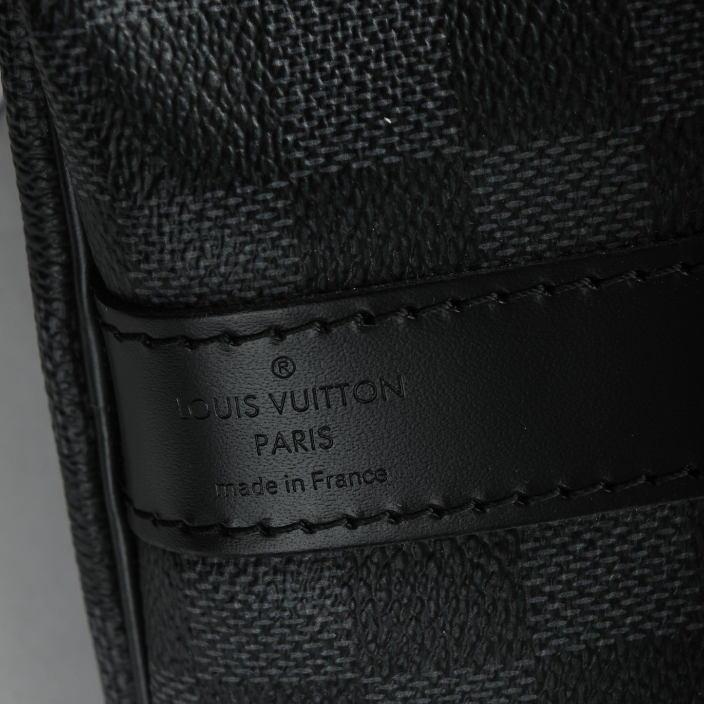 Damier Graphite Keepall Bandouliere 55