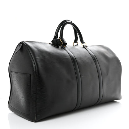 Louis Vuitton Epi Keepall 50 Black 2 of 18