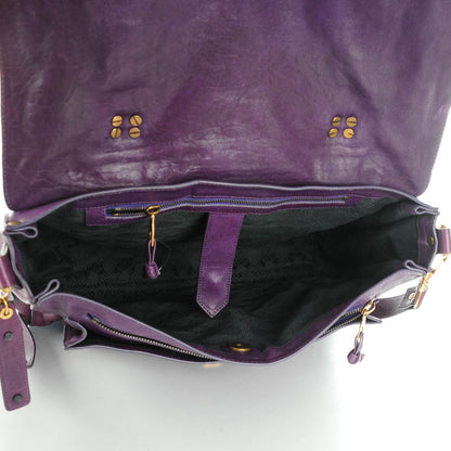 Proenza Schouler Lambskin Large PS1 Satchel Plum 5 of 8