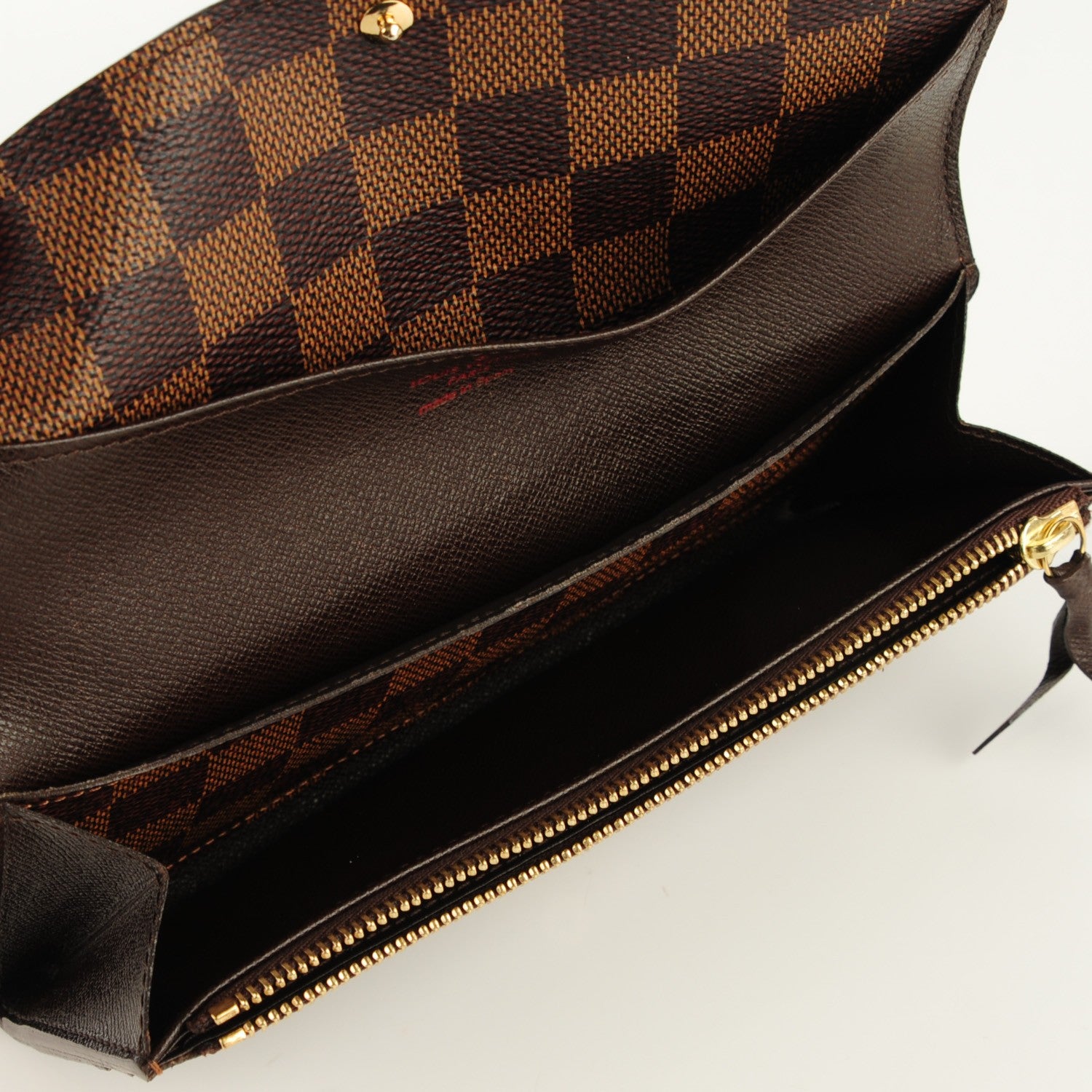 Louis Vuitton Damier Ebene Emilie Wallet 6 of 7
