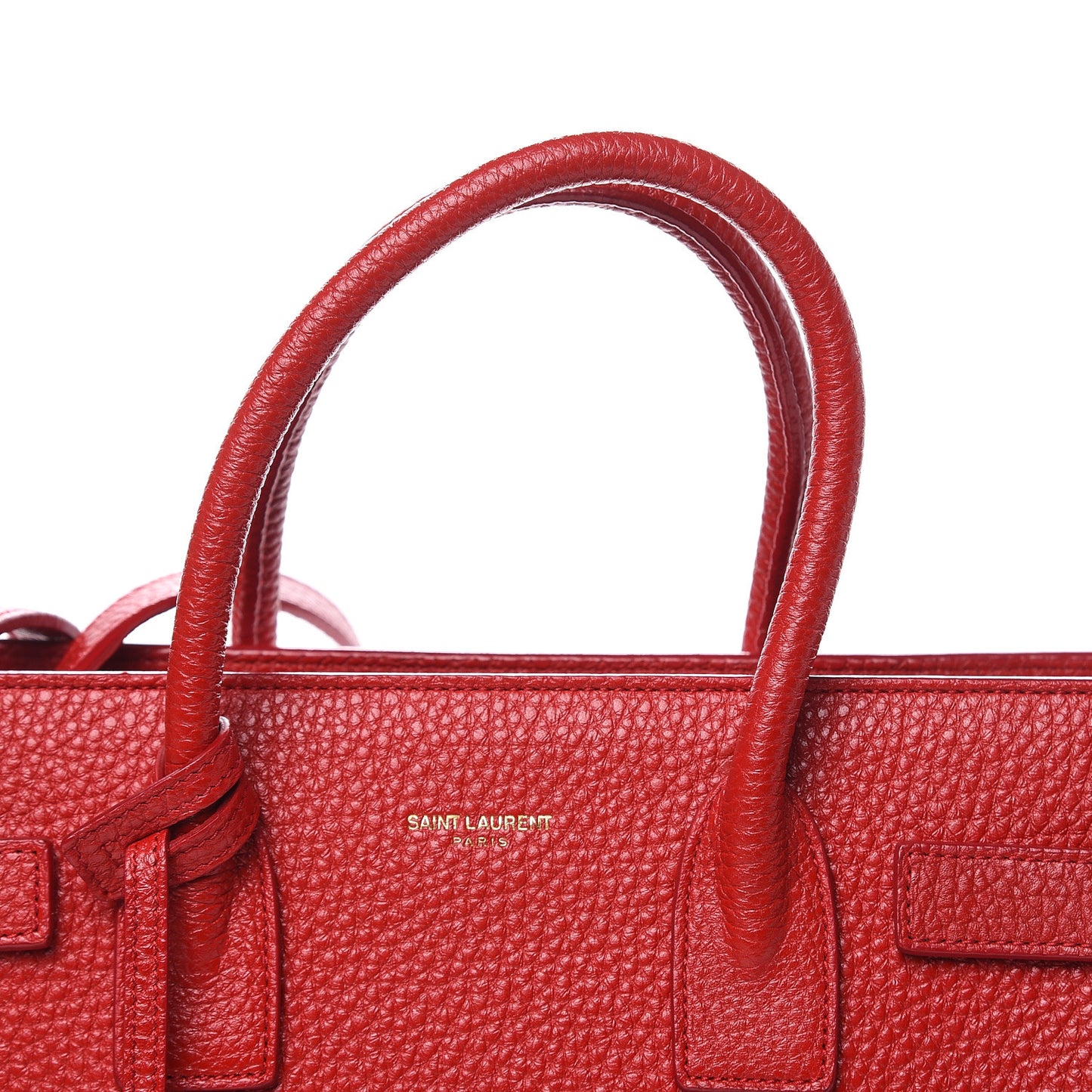 Grained Calfskin Baby Sac De Jour Lipstick Red