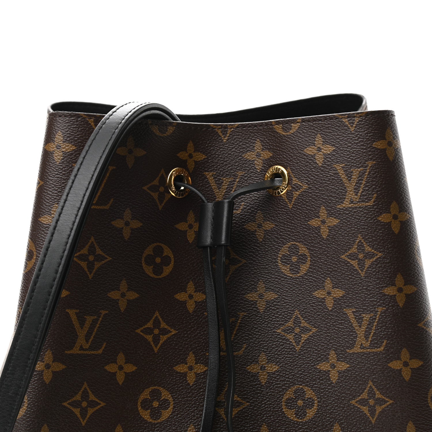 Louis Vuitton Monogram Neonoe MM Black 7 of 10
