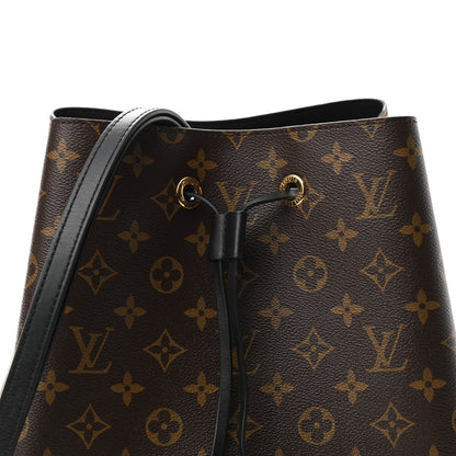 Louis Vuitton Monogram Neonoe MM Black 7 of 10