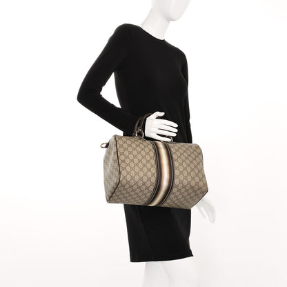 Gucci GG Plus Monogram Web Medium Joy Boston Dark Brown 2 of 7