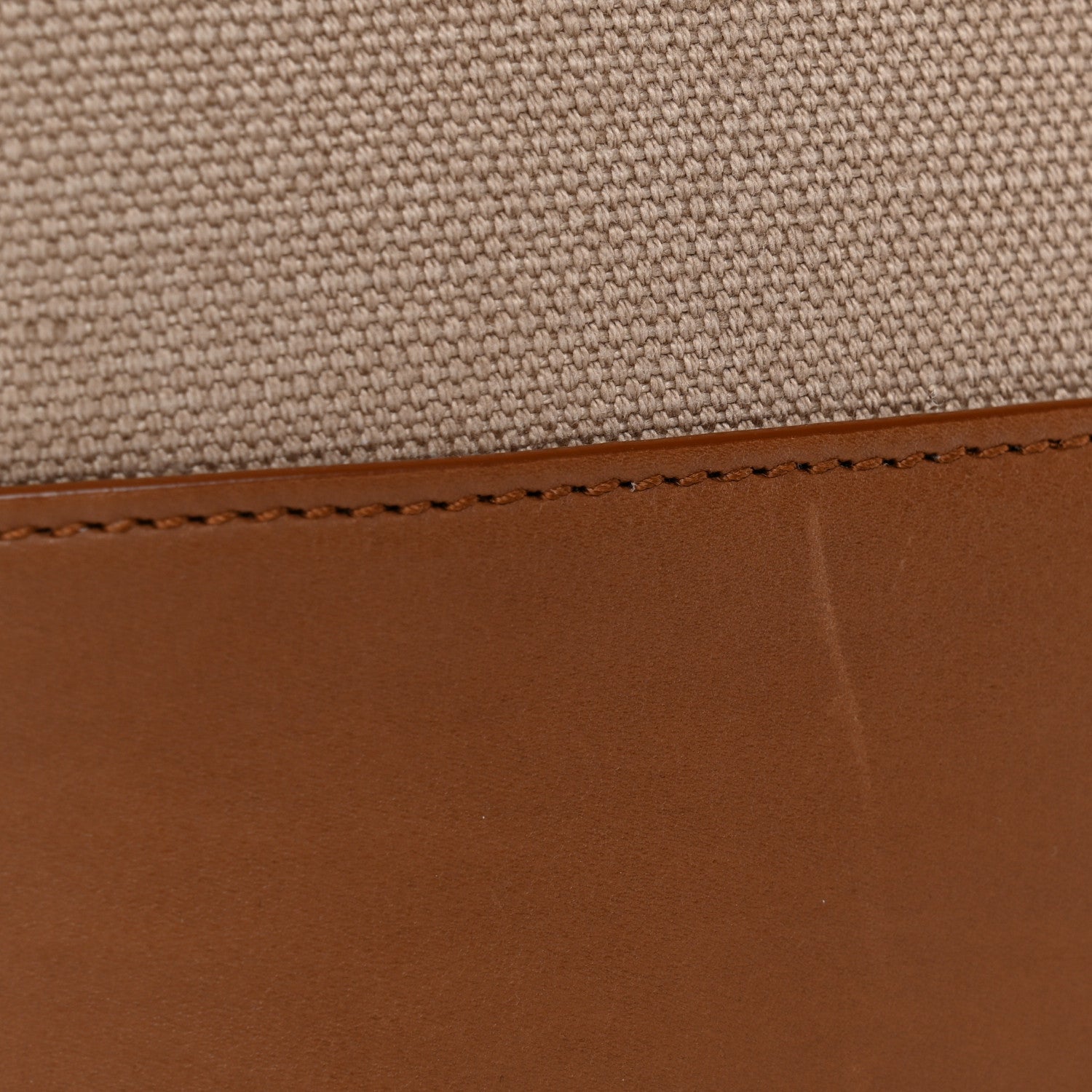 Saint Laurent Smooth Calfskin Canvas Y Small Bucket Bag White Camel 12 of 12
