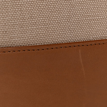 Saint Laurent Smooth Calfskin Canvas Y Small Bucket Bag White Camel 12 of 12