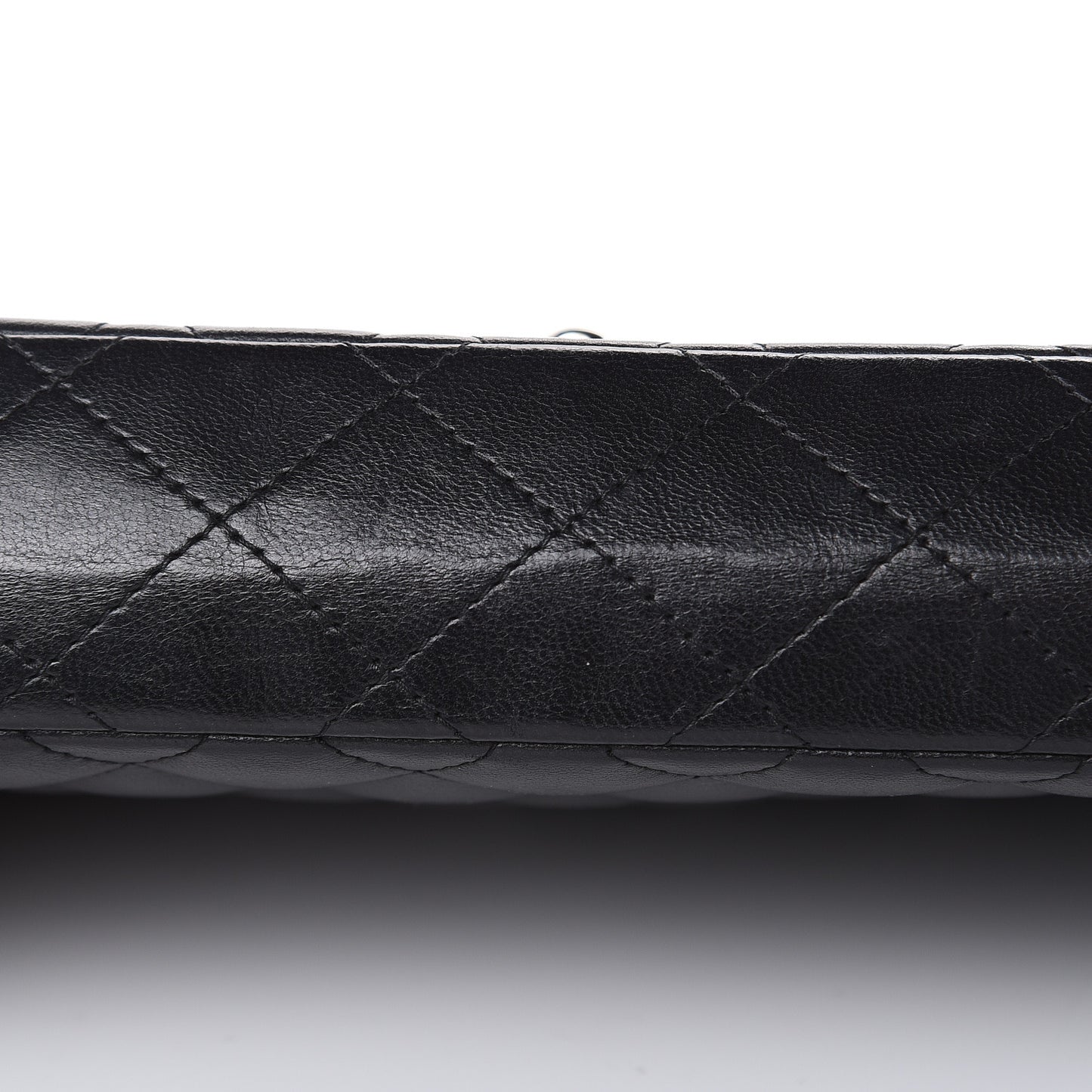 Lambskin Quilted East West Flap Black