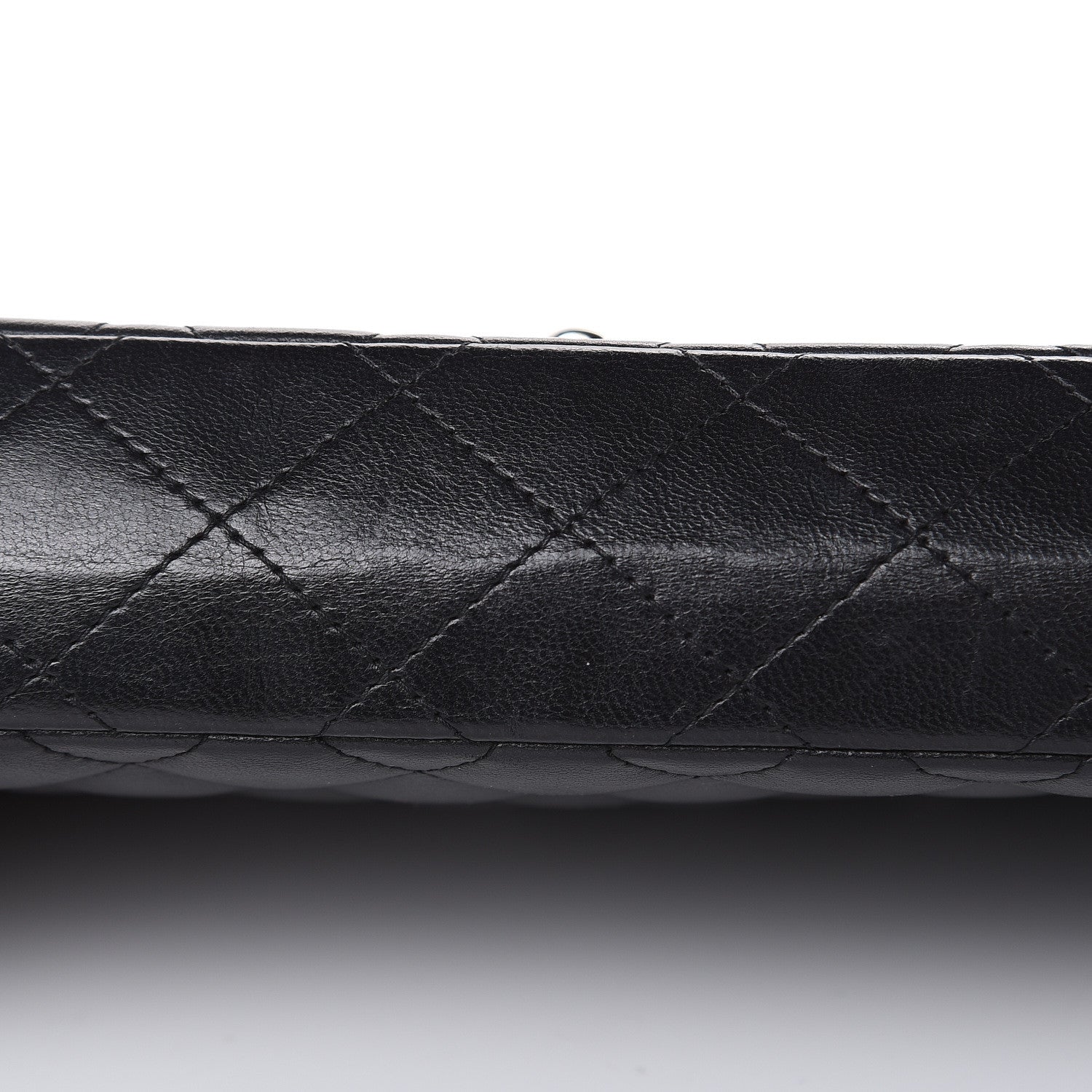 Chanel Lambskin Quilted East West Flap Black 10 of 13