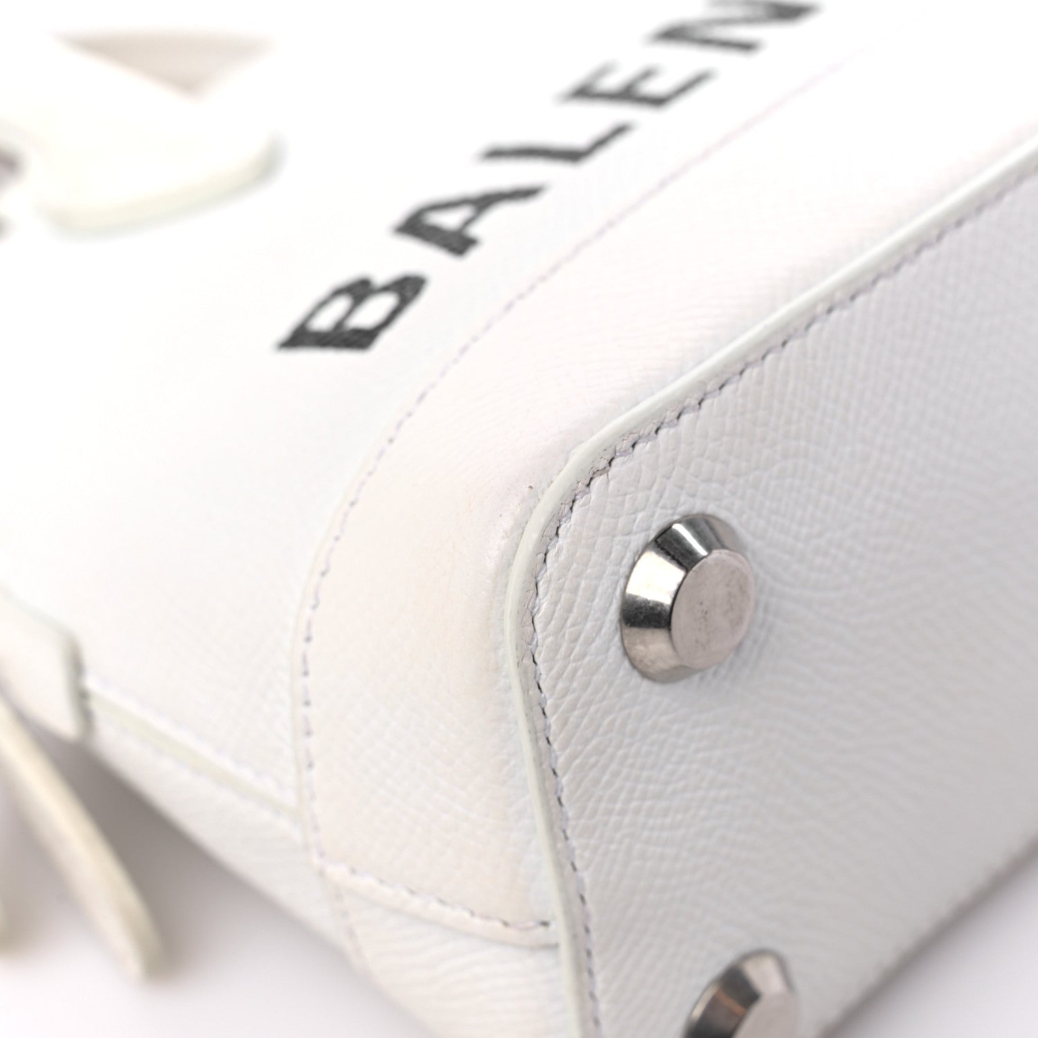 Balenciaga Grained Calfskin XXS Ville Top Handle White 7 of 12