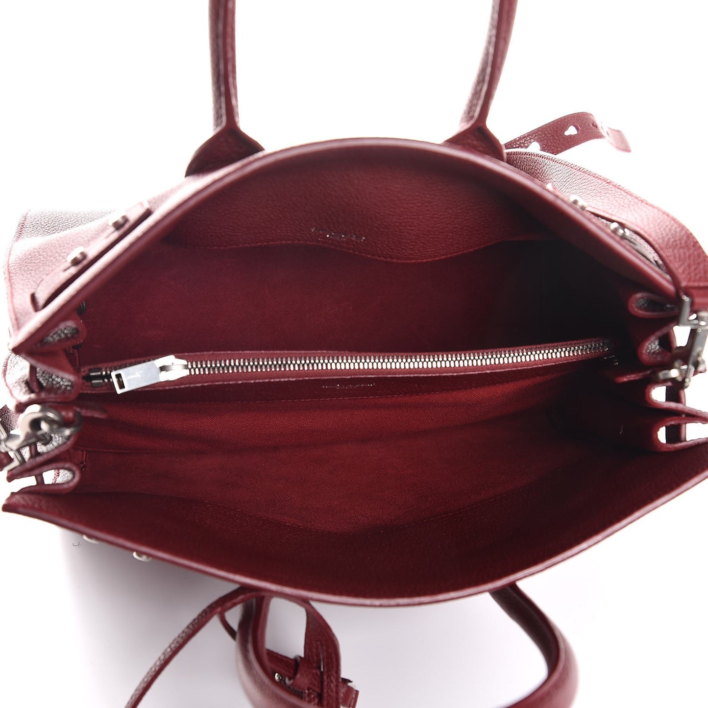 Grained Calfskin Small Supple Sac De Jour Palissandre