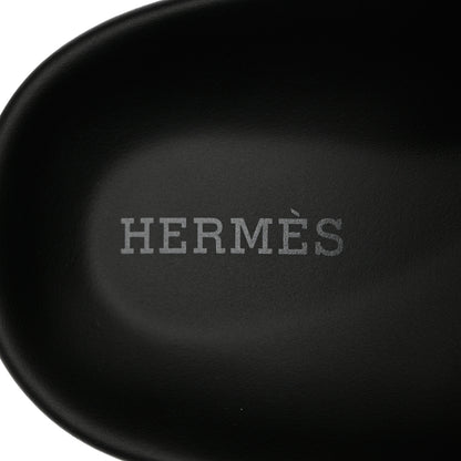 Hermes Calfskin Womens Chypre Sandals 40.5 Black 7 of 11
