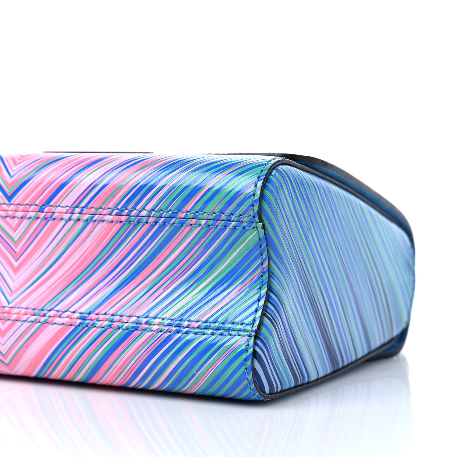 Louis Vuitton Epi Tropical Twist Shoulder Bag MM Blue Rose 9 of 9