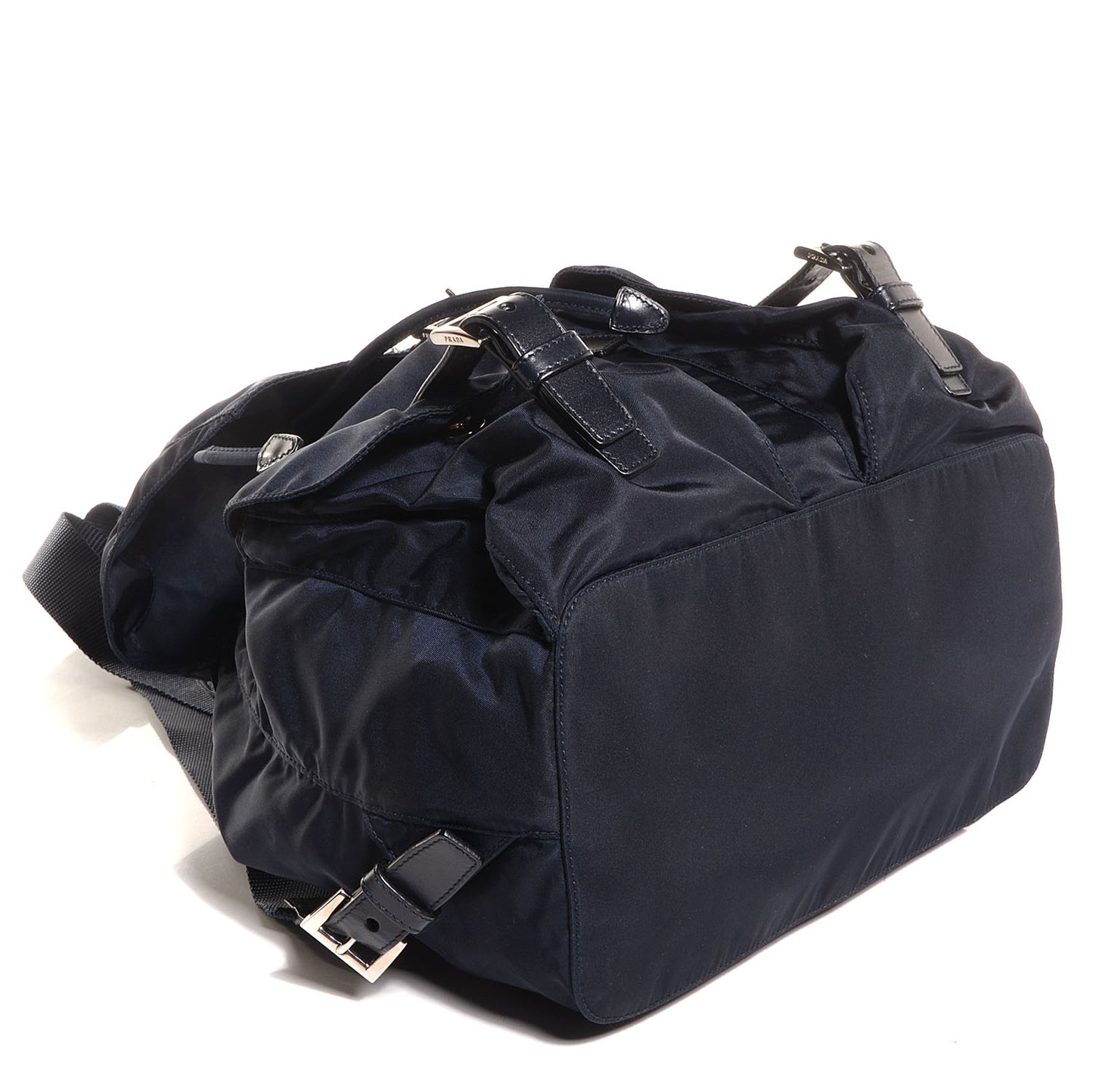 Nylon Vela Medium Backpack Bluette