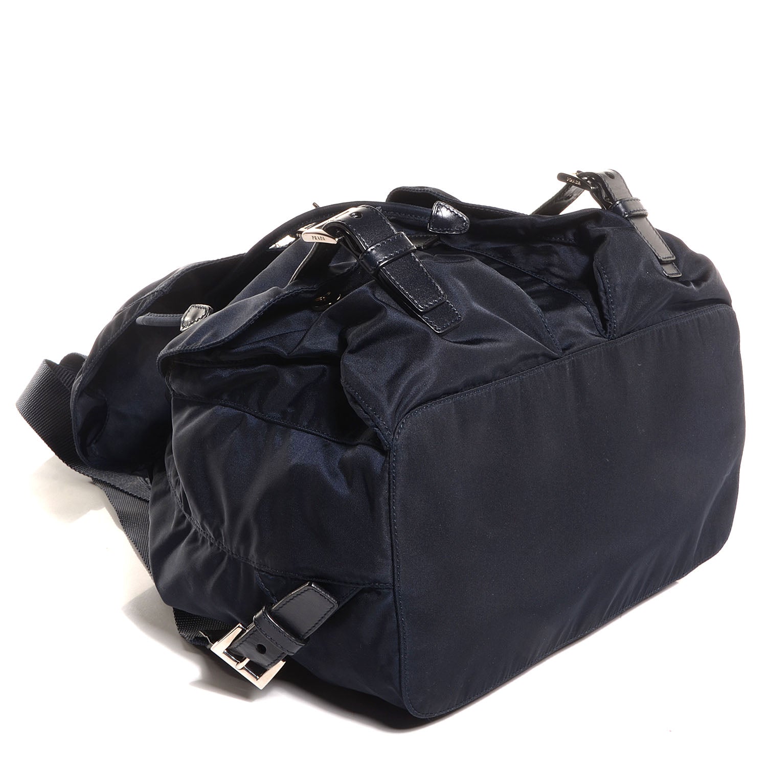 Prada Nylon Vela Medium Backpack Bluette 4 of 10