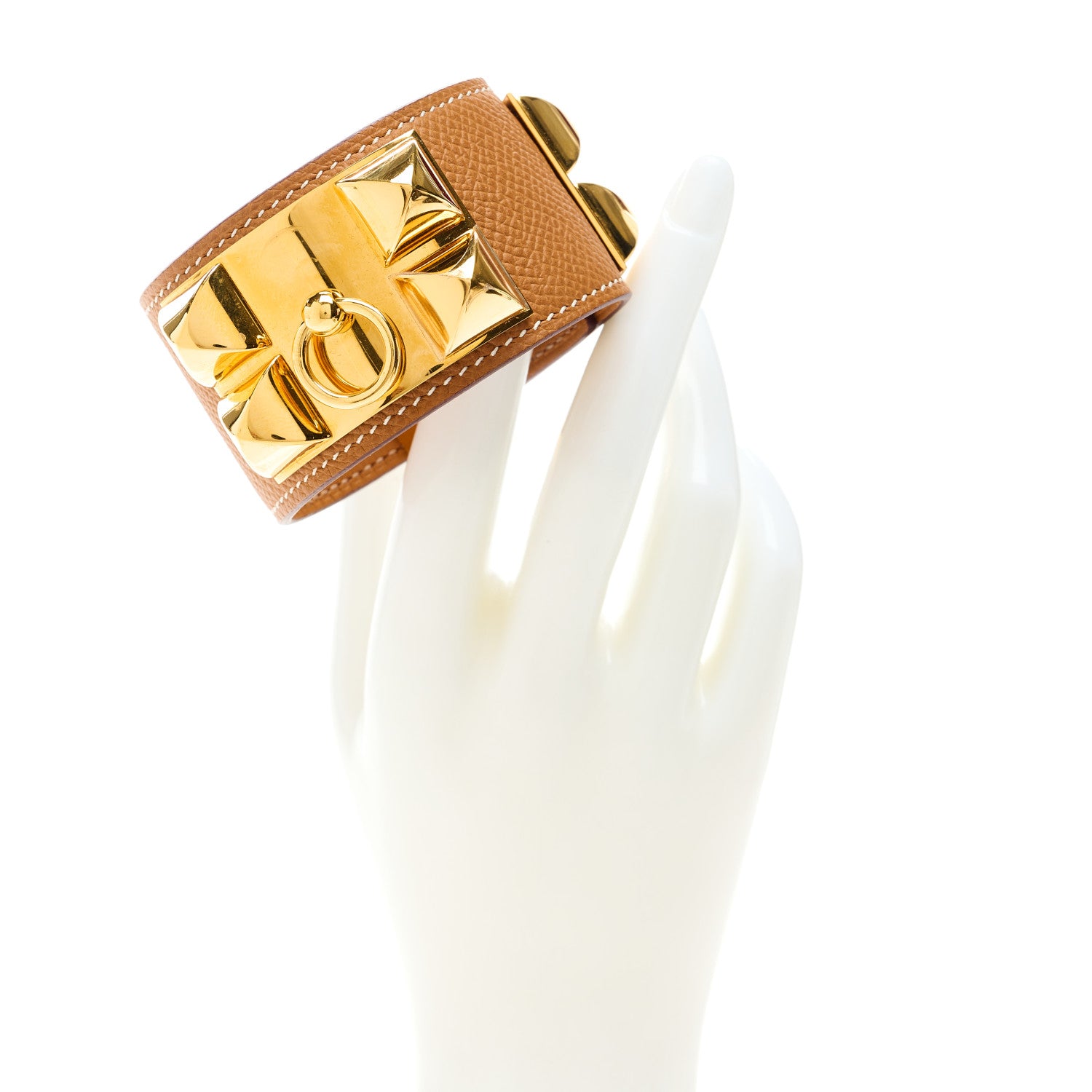 Hermes Epsom Collier de Chien CDC Bracelet T2 Gold 2 of 6