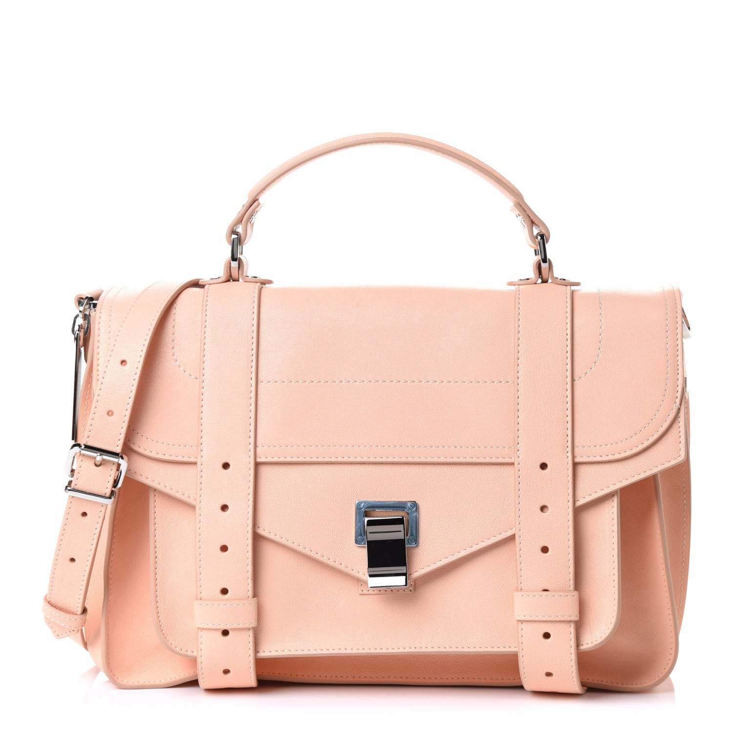 Proenza Schouler Lambskin Medium PS1 Satchel Peach 1 of 18