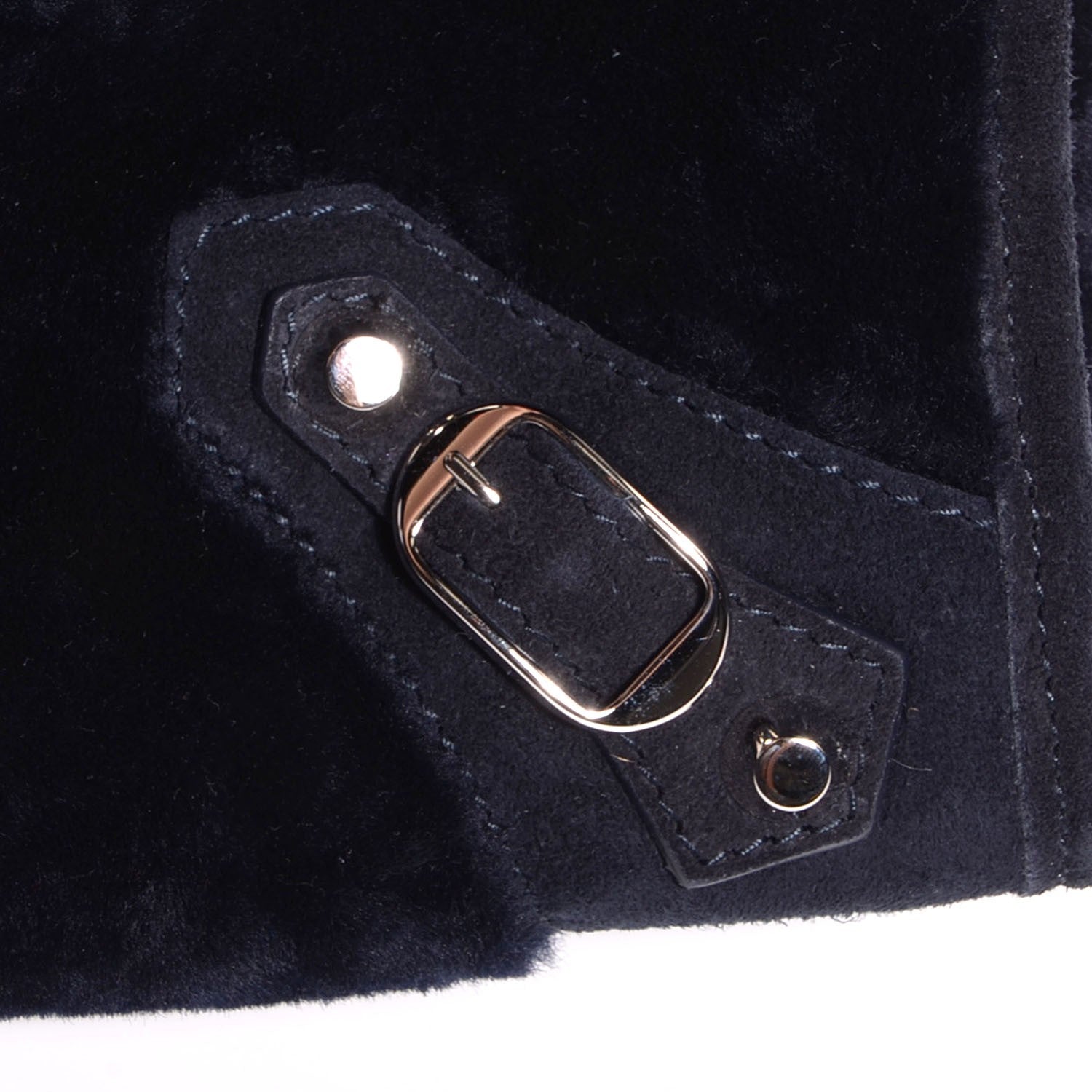 Balenciaga Shearling Classic Hardware City Black 8 of 15